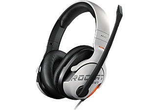 ROCCAT Khan Aimo - Casque de jeu, Blanc/Noir