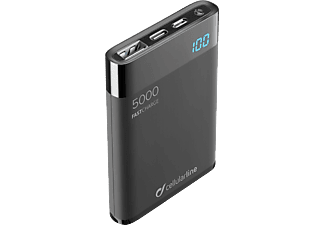 CELLULARLINE FreePower Manta HD 5000 - Powerbank (Nero)