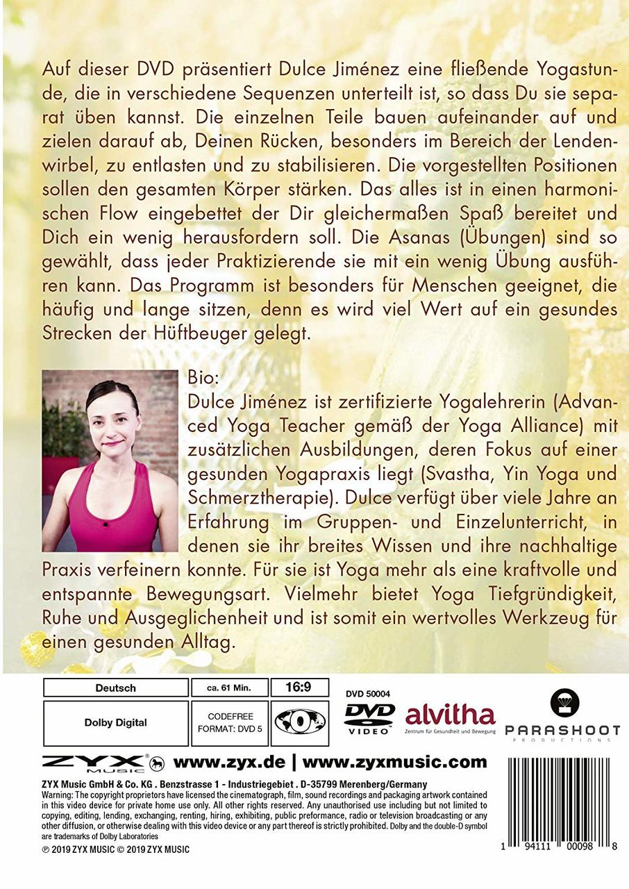 DVD-Hülle mit Text auf Deutsch und einem Foto einer Frau. ZYX Music Logo ist sichtbar.