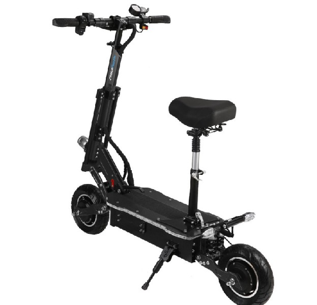 Patinete eléctrico - Skateflash SK Urban Diablo Dual Motor, 2000W, Ruedas 10", 30 km/h, De aluminio, Negro