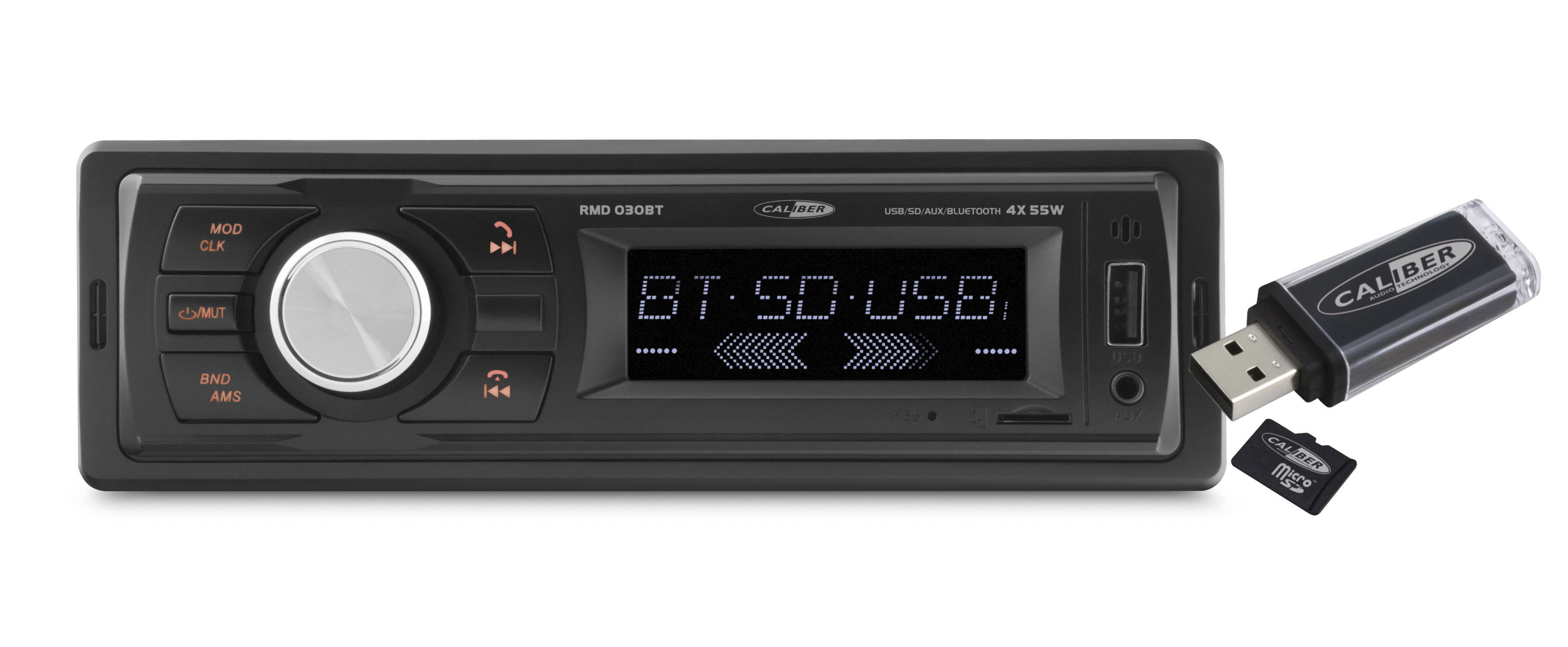 CALIBER RMD030BT Autoradio 1 DIN, 55 Watt