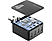 CELLULARLINE Multipower 4 - Netzladegerät (Schwarz)