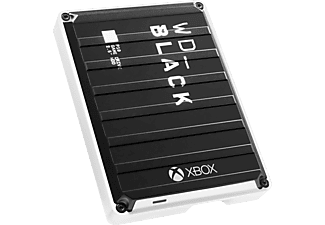 WD Black P10 Game Drive für Xbox One Externe Festplatte 5 TB, 2,5 Zoll, Gaming-Festplatte, Schwarz/Weiß