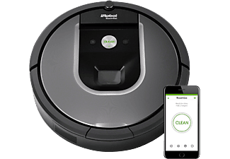 IROBOT Roomba 960 - Aspirapolvere robotico (Nero/Grigio)