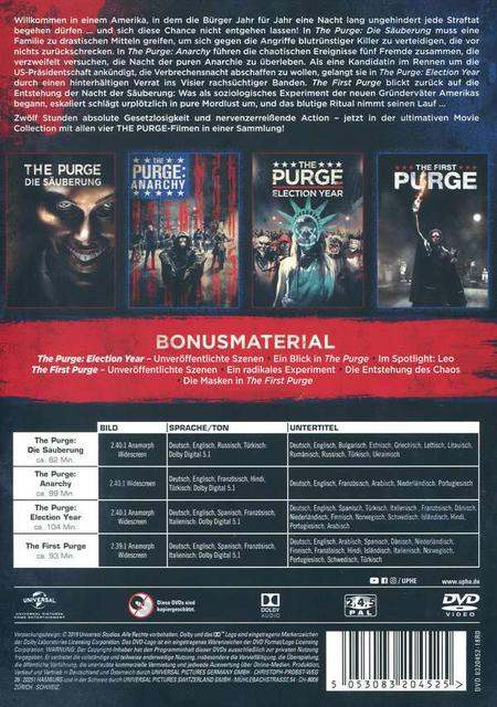 The Purge | 4-Movie-Collection [DVD] | MediaMarkt