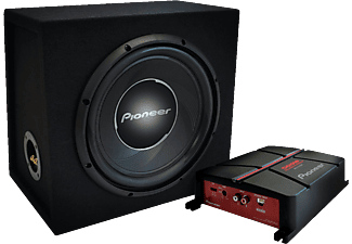 PIONEER GXT-3730B-SET - Auto-Subwoofer + Verstärker (Schwarz)