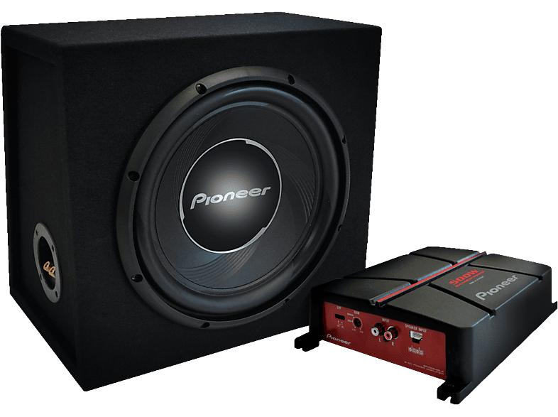 Pioneer GXT-3730B-Set Subwoofer + Verstärker; Auto-Subwoofer + Verstärker
