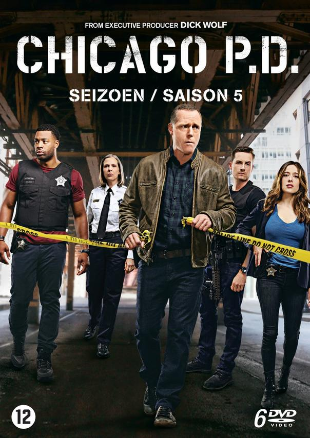 Couverture DVD Chicago P.D. Saison 5, casting posant.