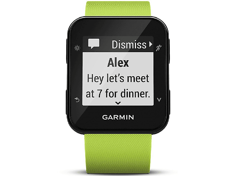 Reloj Deportivo Garmin 0100168911 35 lima gps verde 7 acticidades amarillo forerunner® bluetooth negro con monitor frecuencia cardiaca en la muñeca actividad y notificaciones inteligentes color 9