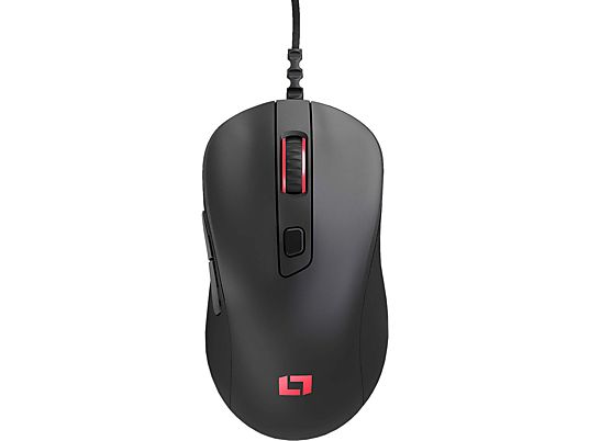 LIONCAST LM50 FPS - Gaming Mouse, Wired, 12.000 DPI, Nero