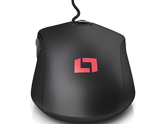 LIONCAST LM50 FPS - Souris Gaming, Câblé, 12.000 DPI, Noir