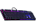 COOLER MASTER SK650 - Gaming Tastatur, Kabelgebunden, QWERTZ, Mechanisch, Cherry MX Low Profile, Schwarz