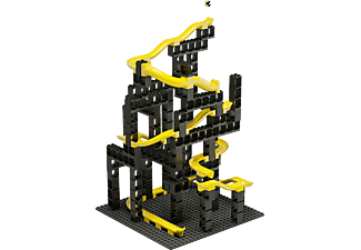 HUBELINO pi Marble Run Set M - Blocs de construction (Noir/Jaune)