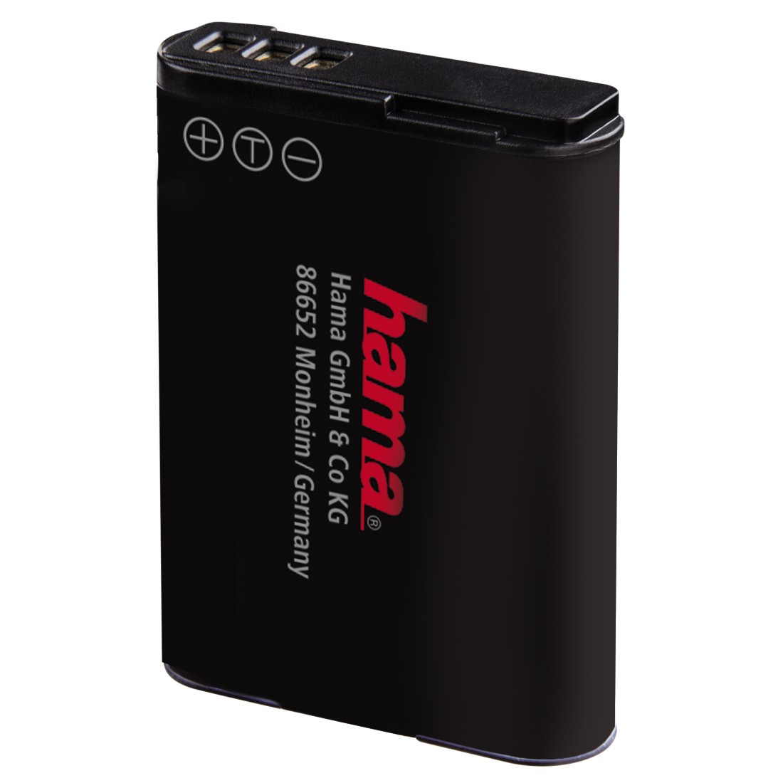 Black Hama battery pack with branding and charging ports on top.