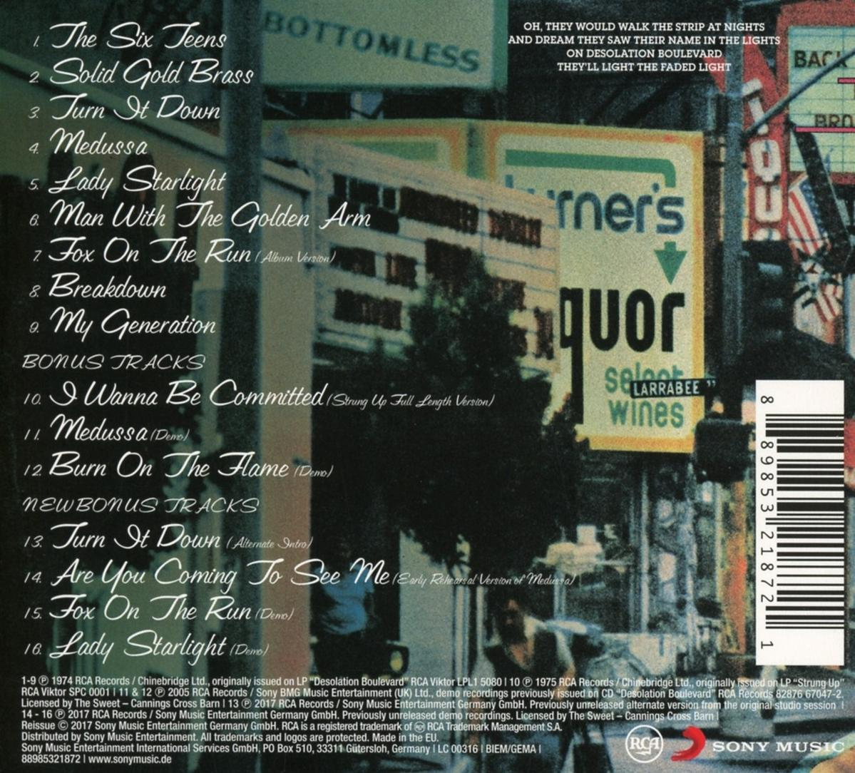 The Sweet - Desolation Boulevard (New Extended Version)  - (CD)