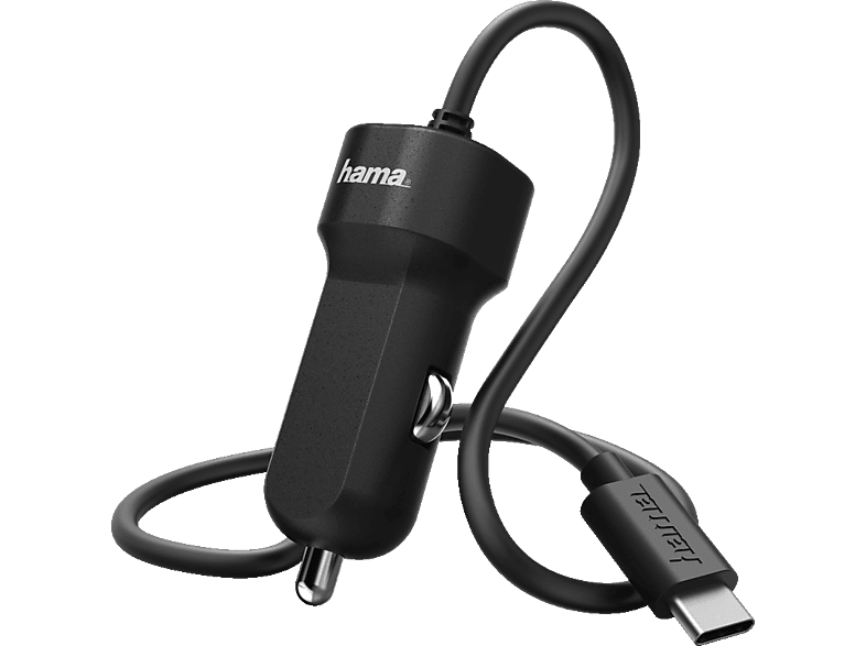 Hama 173618 Autolader Usb-c 3.0a Zwart