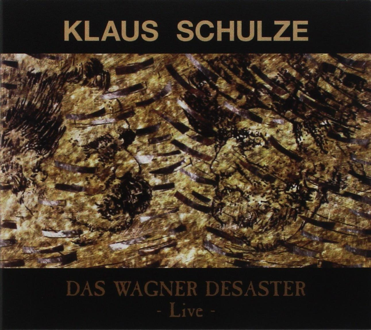 Klaus Schulze Albumcover, braun mit abstrakten Mustern und Text.