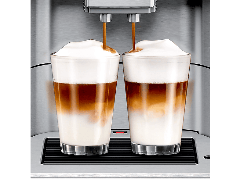 Siemens TE 657M03DE EQ.6 Plus S700 Kaffeevollautomat (Edelstahl, aus Keramik, mehrstufig einstellbar, 19 bar, Milchschlauch) — Foto 4 von 5