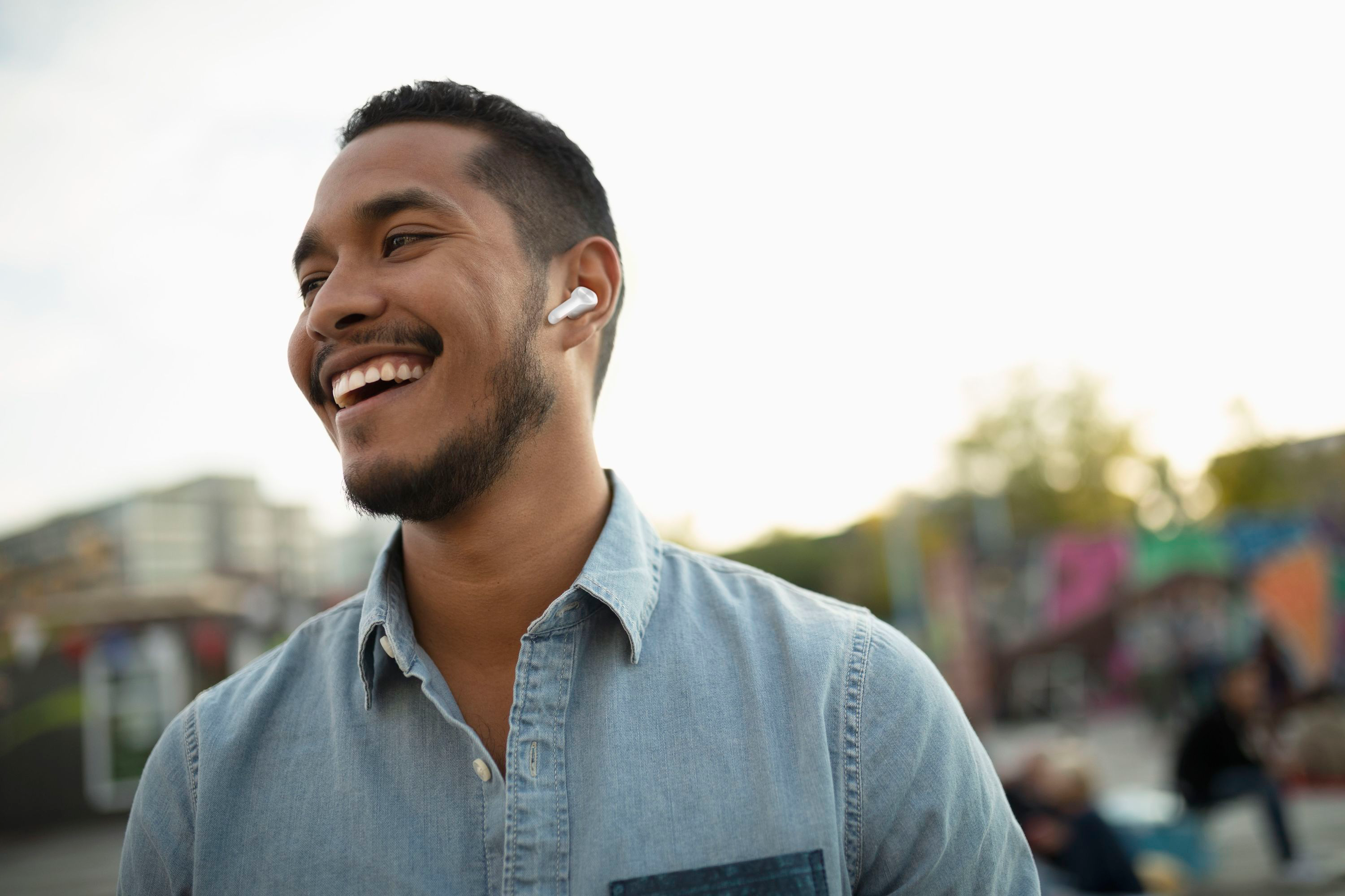 CELLULAR LINE Elusion - Auricolari True Wireless (In-ear, Bianco)