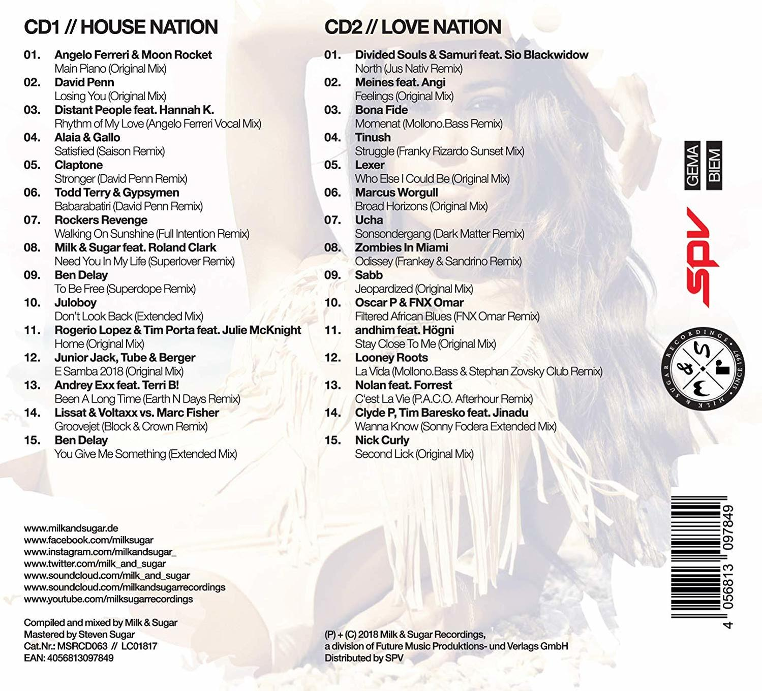 VARIOUS - Nation (CD) House - 2018 Ibiza