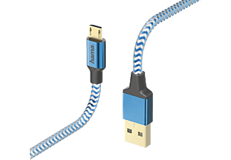 HAMA 178289 Laadkabel micro-USB 1.5m Blauw