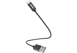 HAMA 178281 Laadkabel USB-C 0.2m Zwart