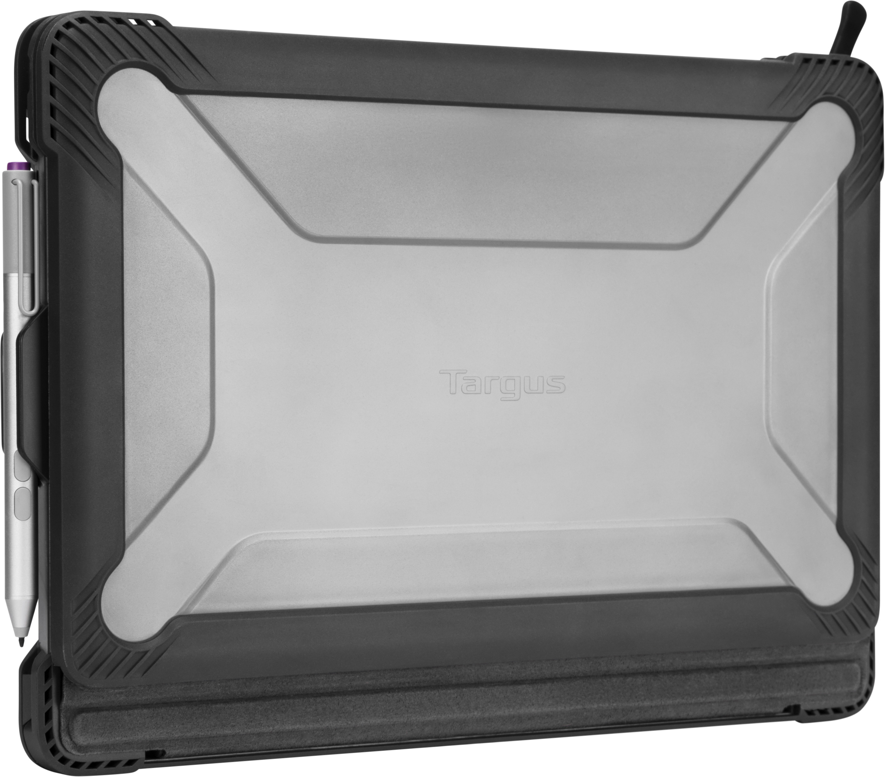 TARGUS THD495GL Safeport Tablethülle Full Cover für Microsoft Surface™ Polycarbonat, Thermoplastisches Polyurethan, Schwarz