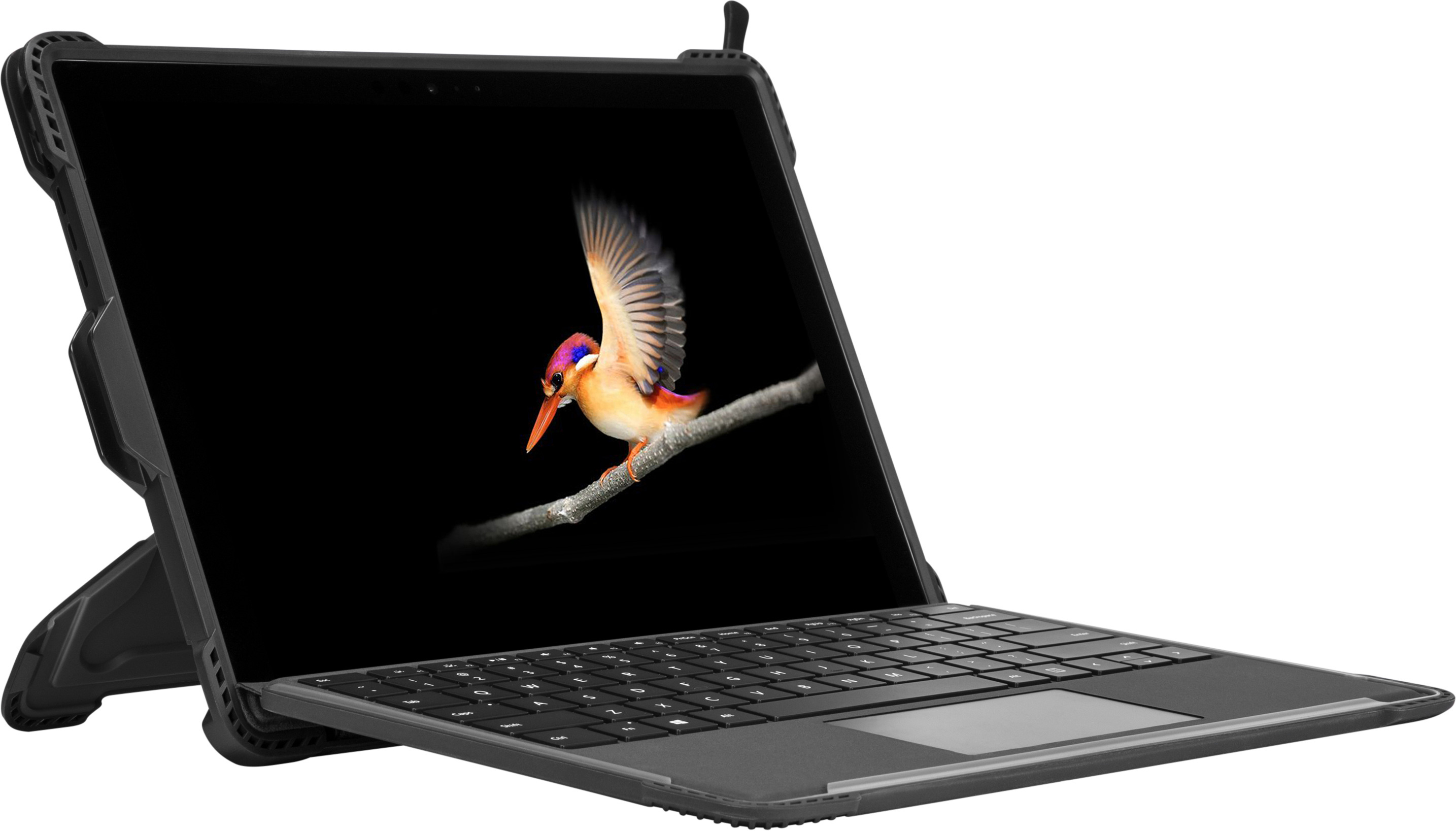TARGUS THD495GL Safeport Tablethülle Full Cover für Microsoft Surface™ Polycarbonat, Thermoplastisches Polyurethan, Schwarz