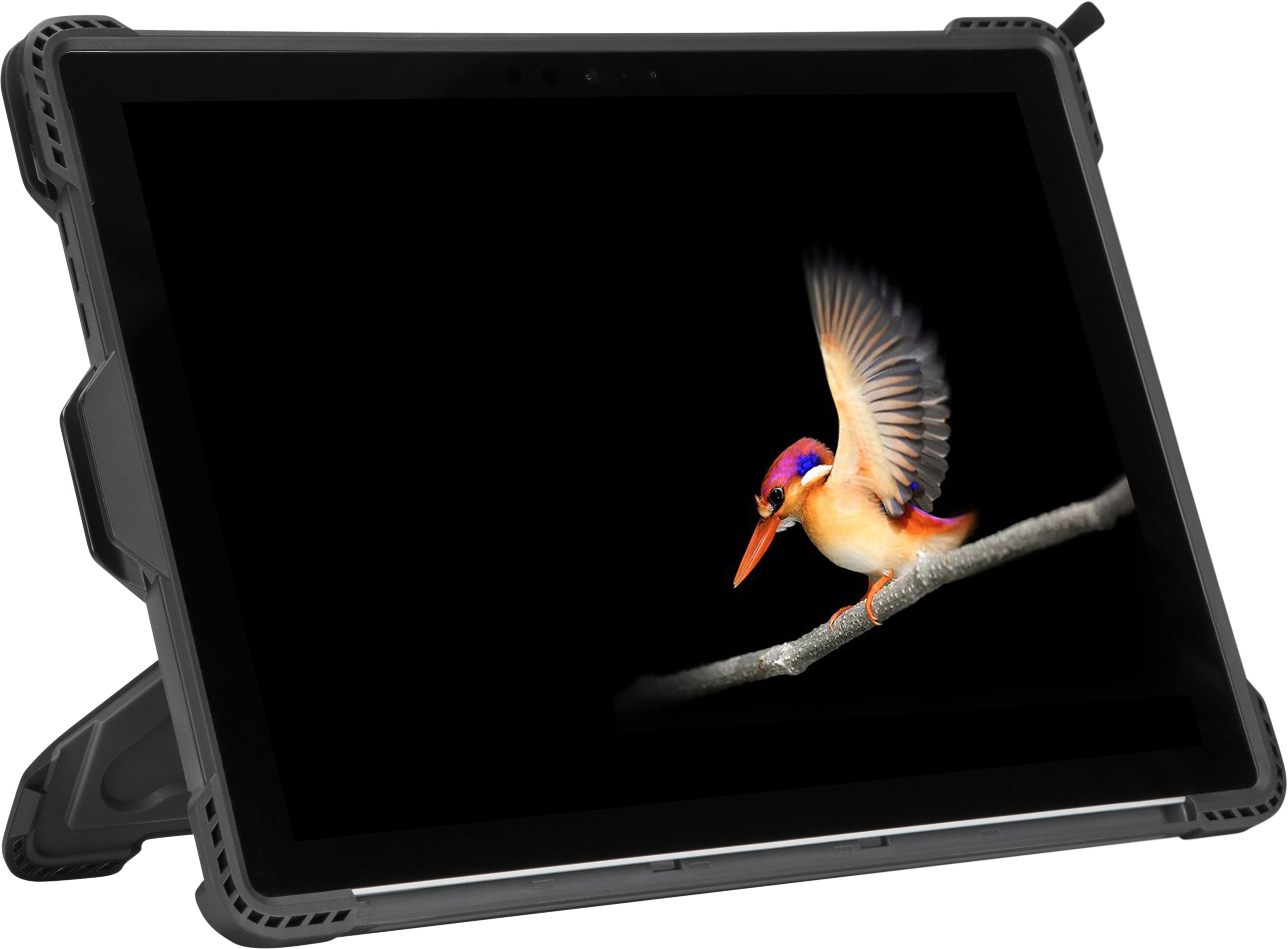 TARGUS THD495GL Safeport Tablethülle Full Cover für Microsoft Surface™ Polycarbonat, Thermoplastisches Polyurethan, Schwarz