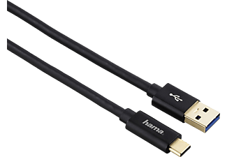 HAMA USB-C naar USB 3.1-kabel Zwart