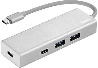 Baby Alternatief voorstel Contour HAMA USB-C-hub met 2x USB 3.2 en 2x USB-C Zilver kopen? | MediaMarkt