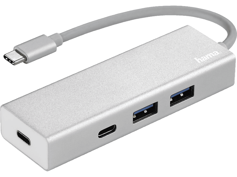 Hama Usb-c-hub Met 2x Usb 3.2 En Usb-c Zilver