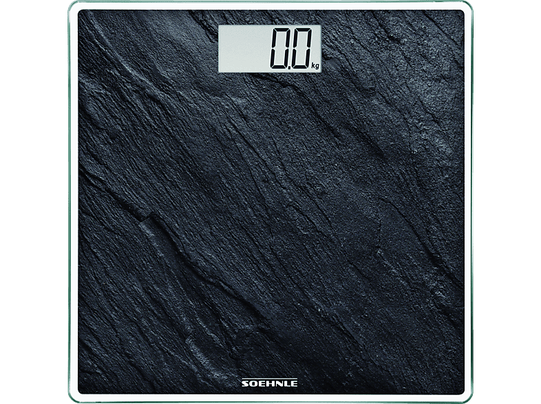 Soehnle Style Sense Compact Slate Personenwaage, Maximale Tragkraft: 180 kg