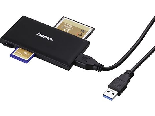 HAMA USB 3.0 Multi Kaartlezer UHS-I wit