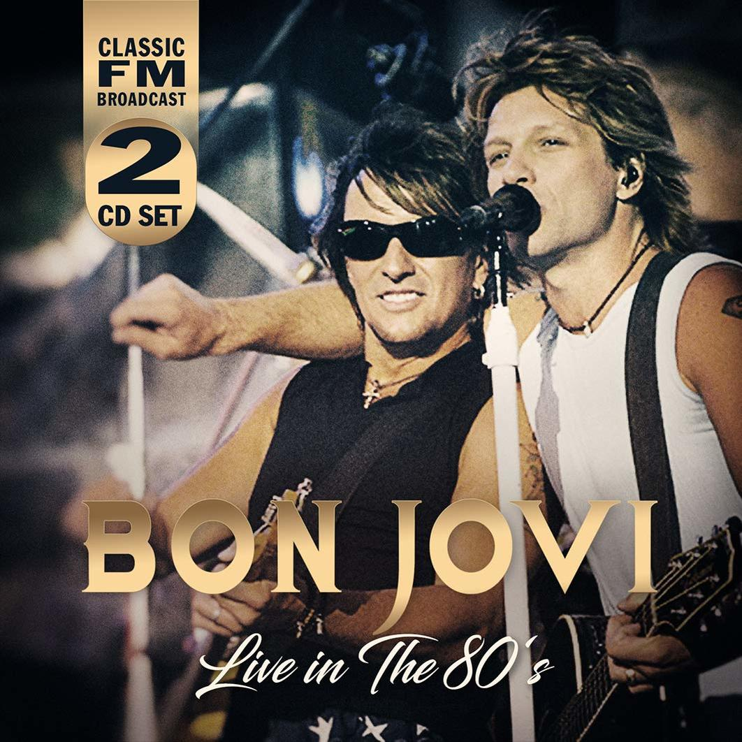 Bon Jovi Albumcover: Zwei Männer singen, Gitarre, Logo, Text.