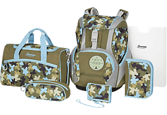 SAMSONITE Sammies Ergofit Set 2.0 - Adventure Camo - Sac à Dos Scolaire set (Multicouleur)