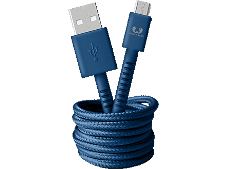 FRESH N REBEL USB - microUSB kabel Fabriq 1.5 m Petrol Blue (2UMC150PB)