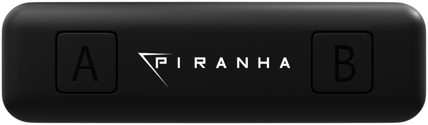 PIRANHA SWITCH SLIM BLUETOOTH ADAPTER Bluetooth-Adapter, Schwarz
