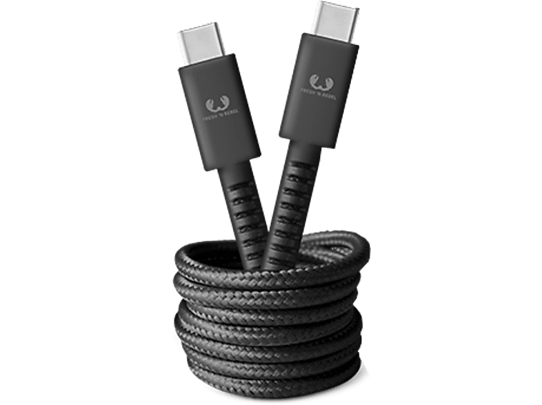 FRESH N REBEL USB-C - USB-C-kabel Fabriq 3 m Storm Grey (2CCC300SG)