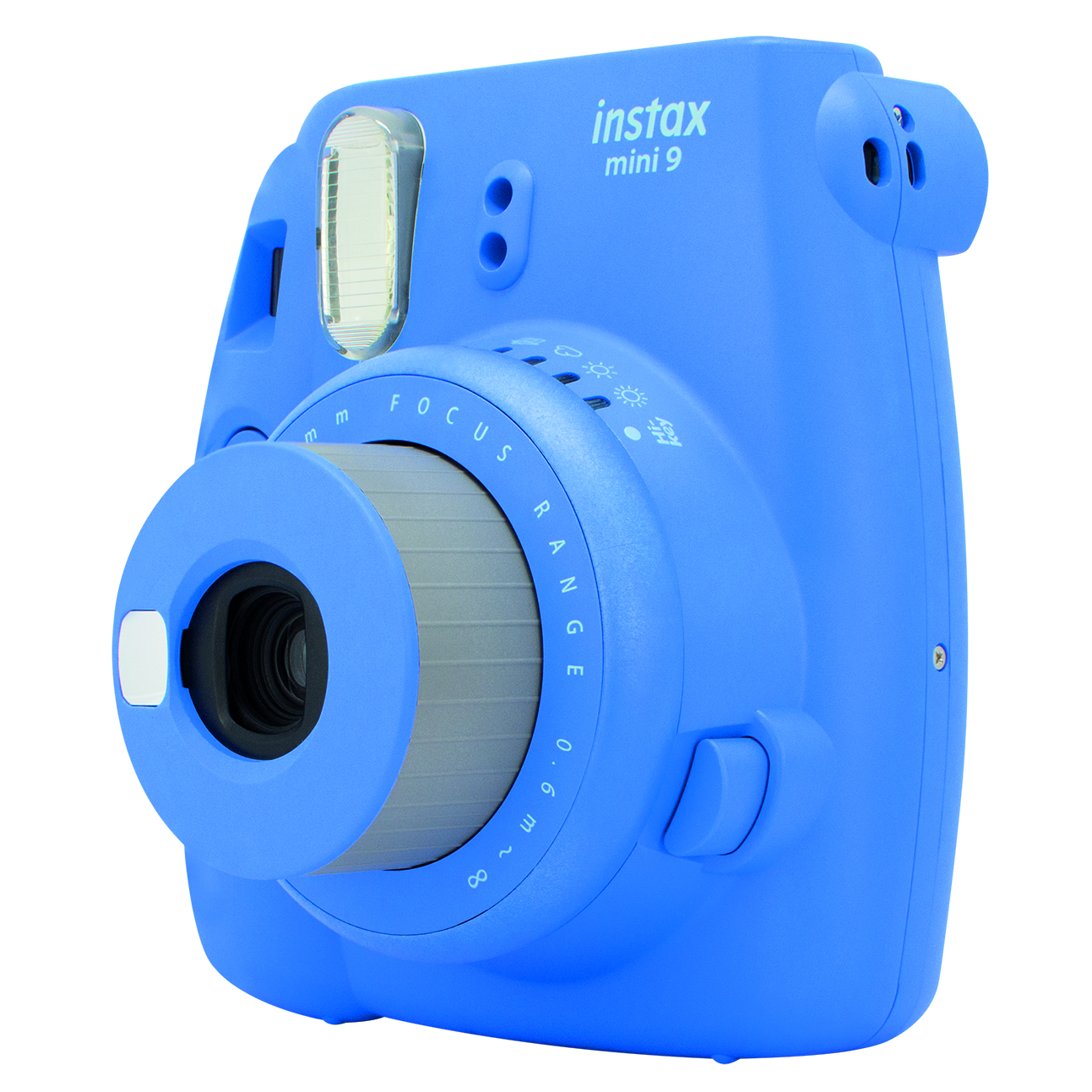 FUJIFILM Instax Mini 9 + Case + Film Sofortbildkamera, Cobalt Blue