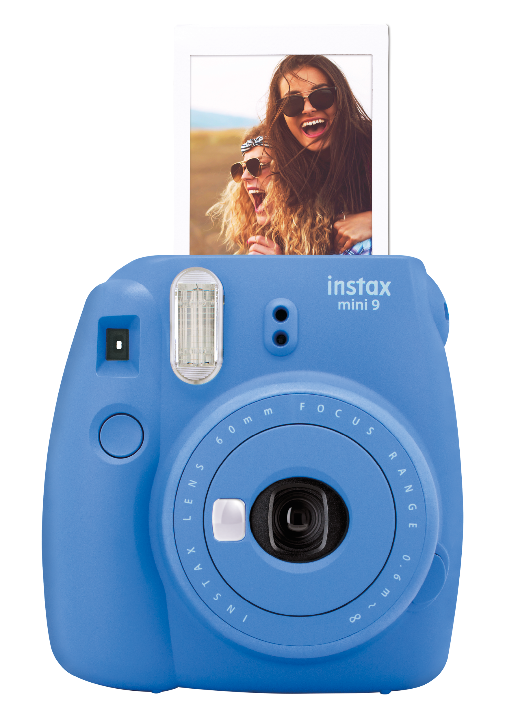 FUJIFILM Instax Mini 9 + Case + Film Sofortbildkamera, Cobalt Blue