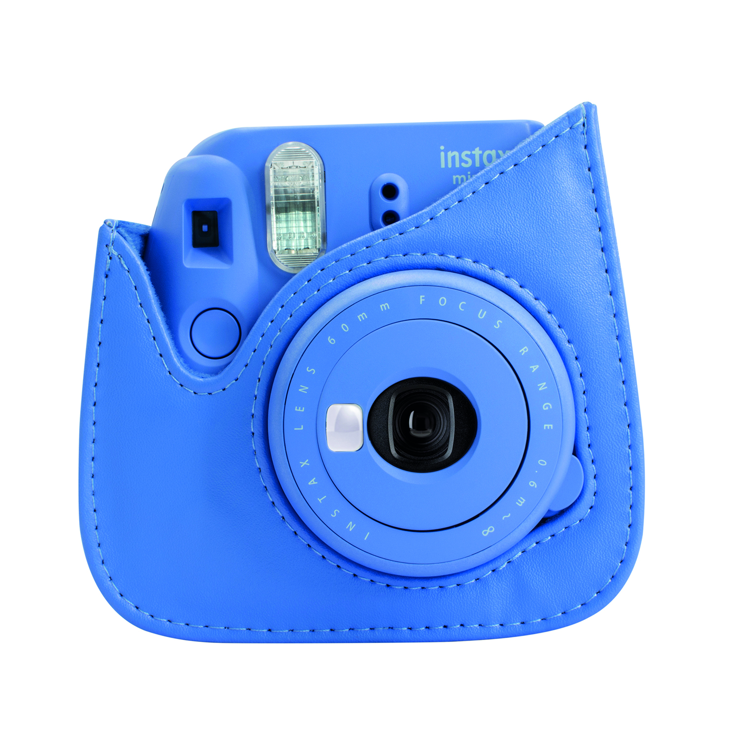 FUJIFILM Instax Mini 9 + Case + Film Sofortbildkamera, Cobalt Blue