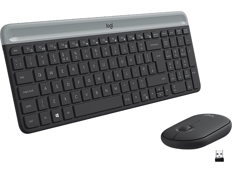 Logitech Mk470 Slim Combo Grijs