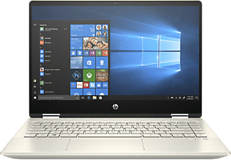 HP Pavilion x360 14-dh1704nz - Convertible 2 in 1 Laptop (14 ", 256 GB SSD, Gold)