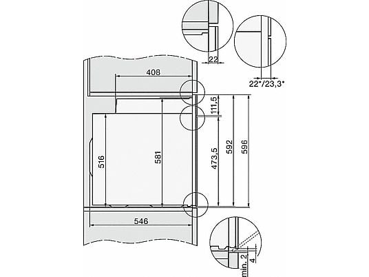 MIELE H7860BPX Pyrolyse Backofen Grifflos (Einbaugerät, A+, 76 l, 595 mm breit)