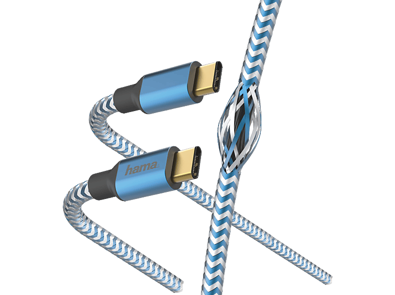 Hama 183288 Laadkabel Usb-c 15m Blauw