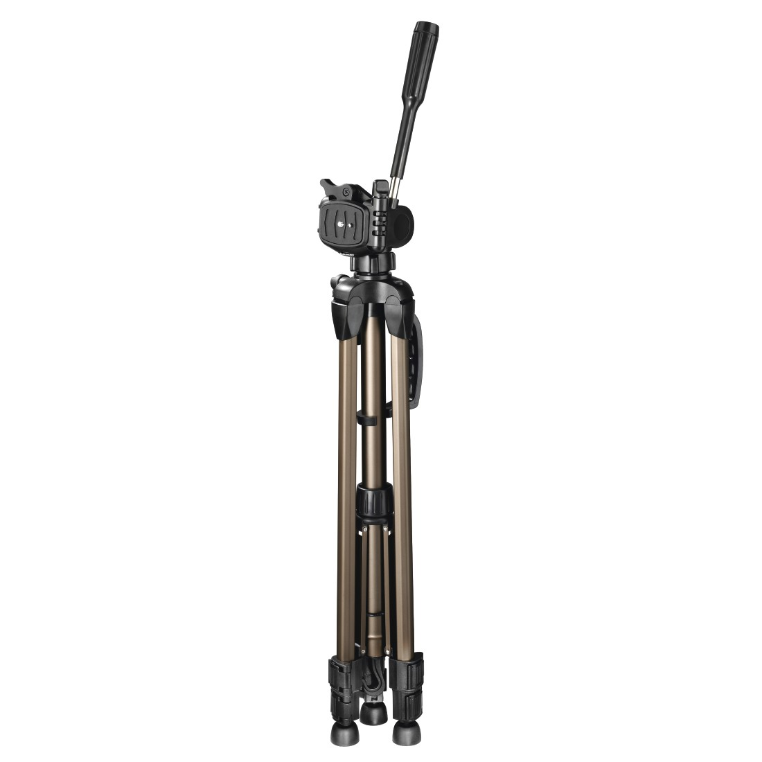 Hama Tripod for camera Action 165 3D (light tripod with mobile phone holder, tripod 61 to 165 cm height, tripod with 3-way head, tripod for reflex camera