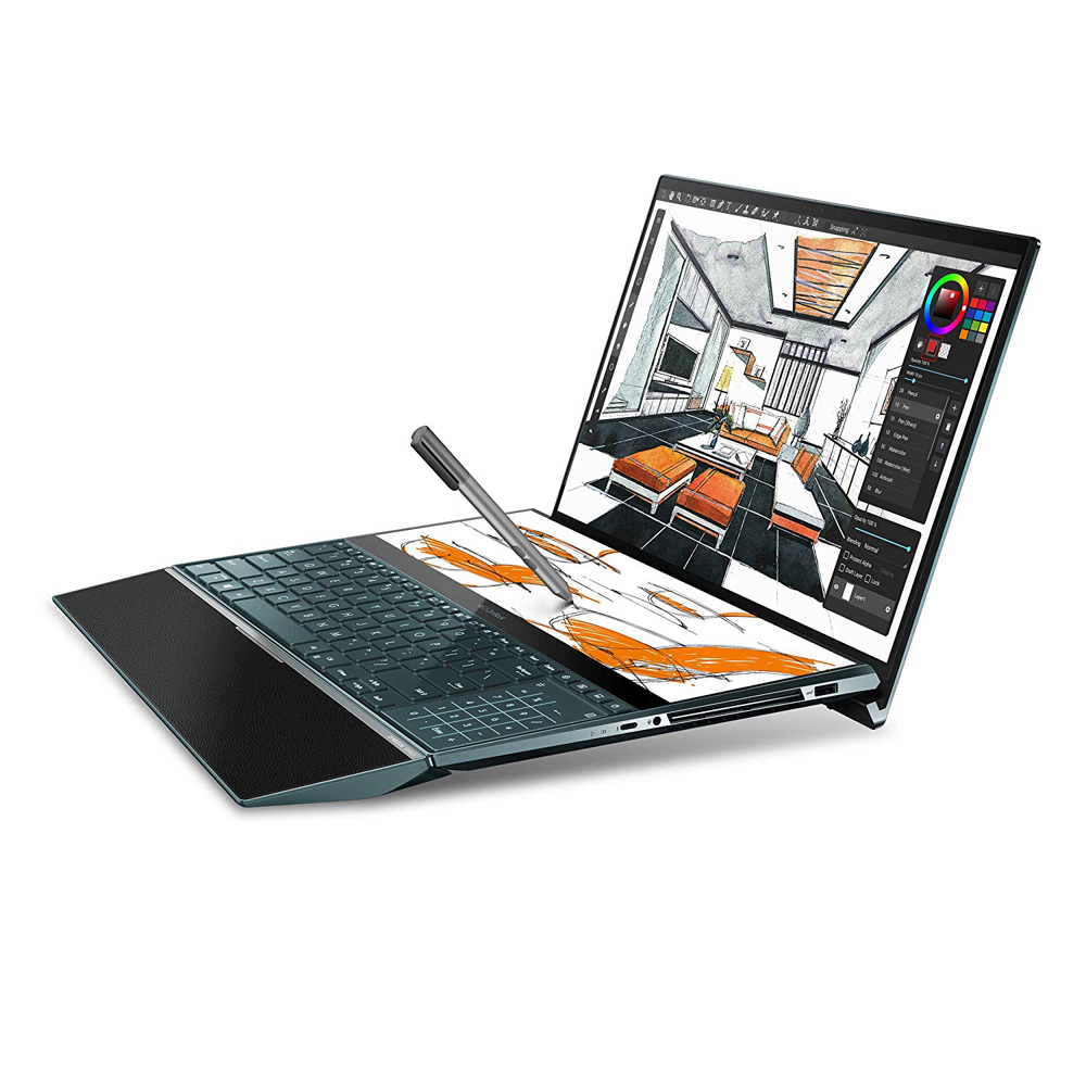ASUS Zenbook Pro Duo (UX581GV-H2004) - 15,6 Zoll - Intel® Core™ i7 i7-9750H - 16 GB - 512 GB - NVIDIA GeForce RTX™ 2060 - Windows 10 Home (64 Bit)