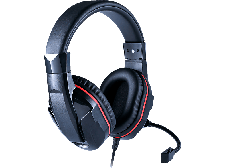 BIGBEN GAMING-HEADSET FÜR SWITCH, Over-ear Gaming Headset Schwarz/Rot
