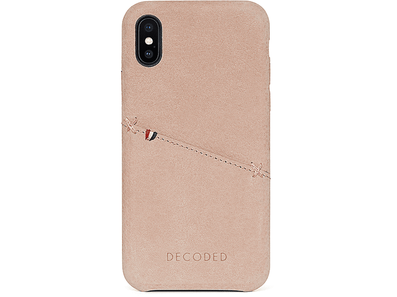 Decoded Leren Backcover Voor Iphone Xs/x Roze